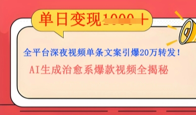 全平台深夜文案新风口：DeepSeek生成百万播放量金句，治愈系内容涨粉速度快4倍-百创网