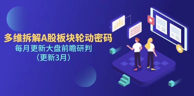 （14213期）多维拆解A股板块轮动密码，每月更新大盘前瞻研判（更新3月）-百创网